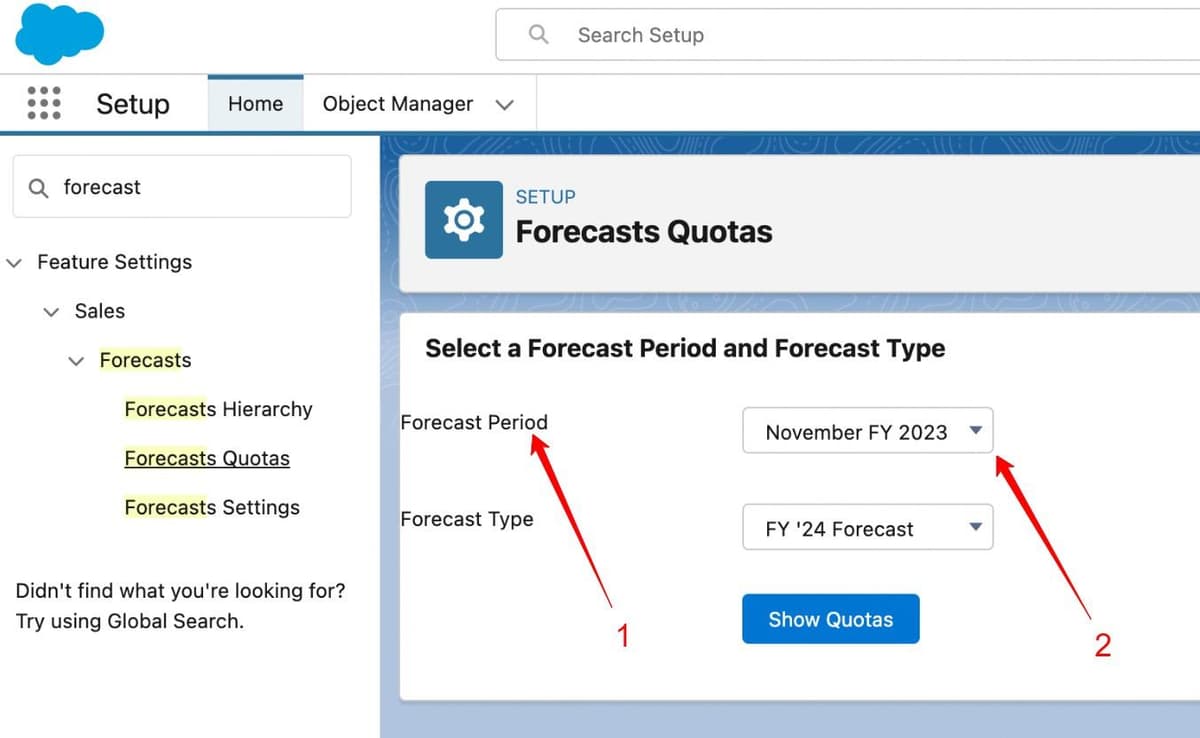 Step #5: Determine the Forecast Date Range