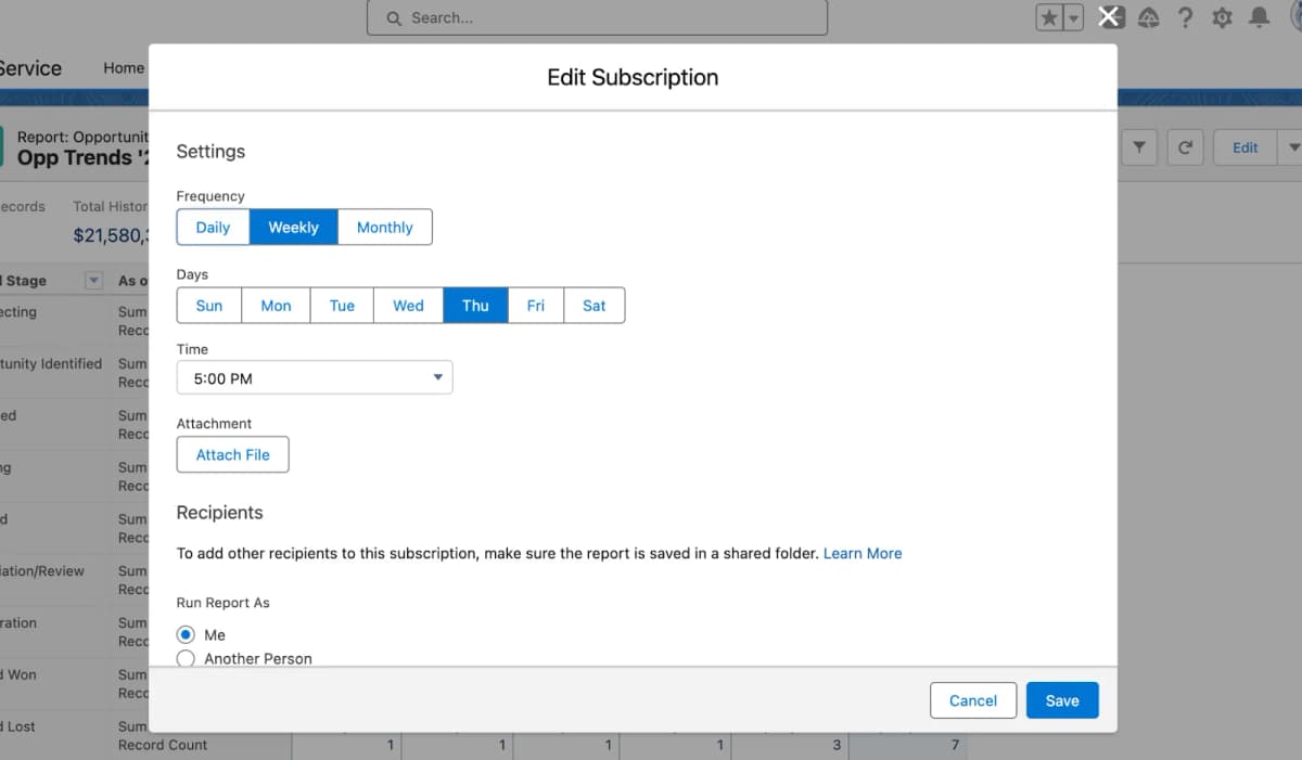 Schedule Your Reports