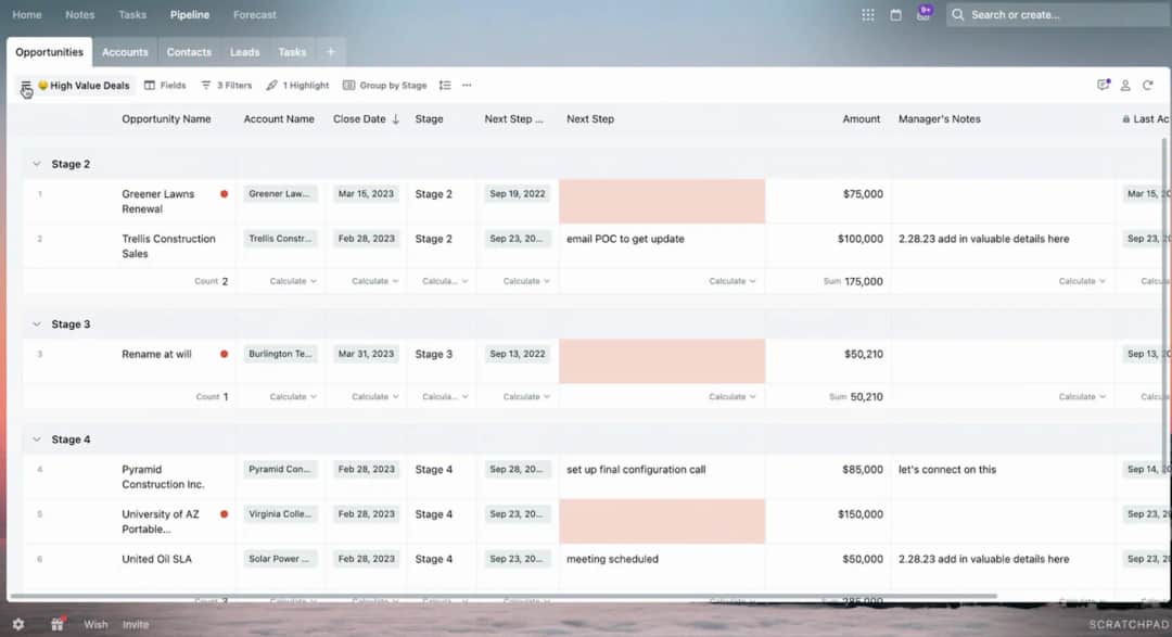 C. Advanced Grid and Kanban Views