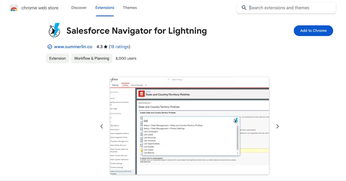 Top 11 Salesforce Chrome Extensions for Sales Organizations