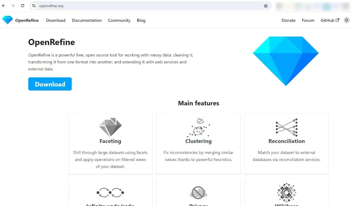 4. OpenRefine