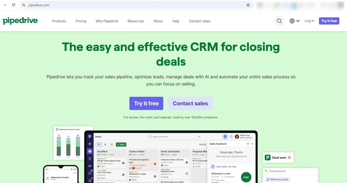 3. Pipedrive