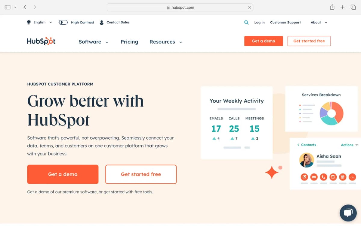 5. HubSpot