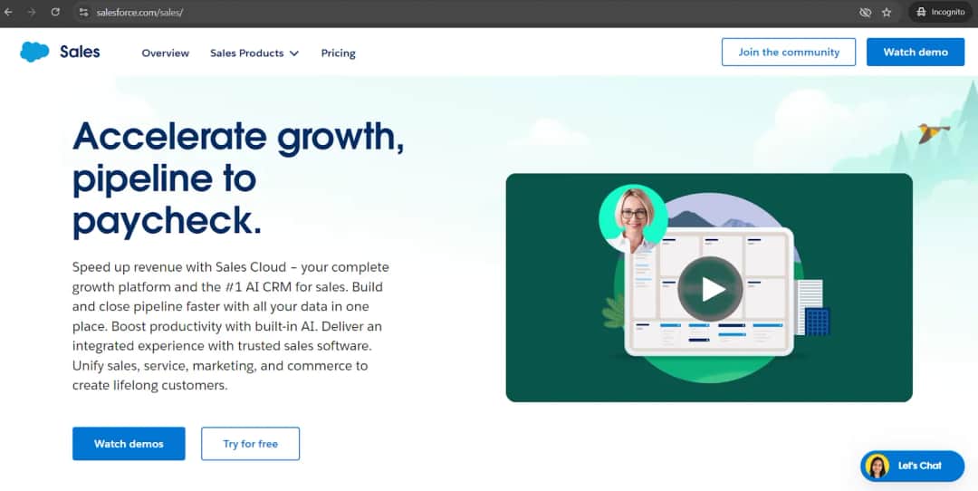 2. Salesforce Sales Cloud