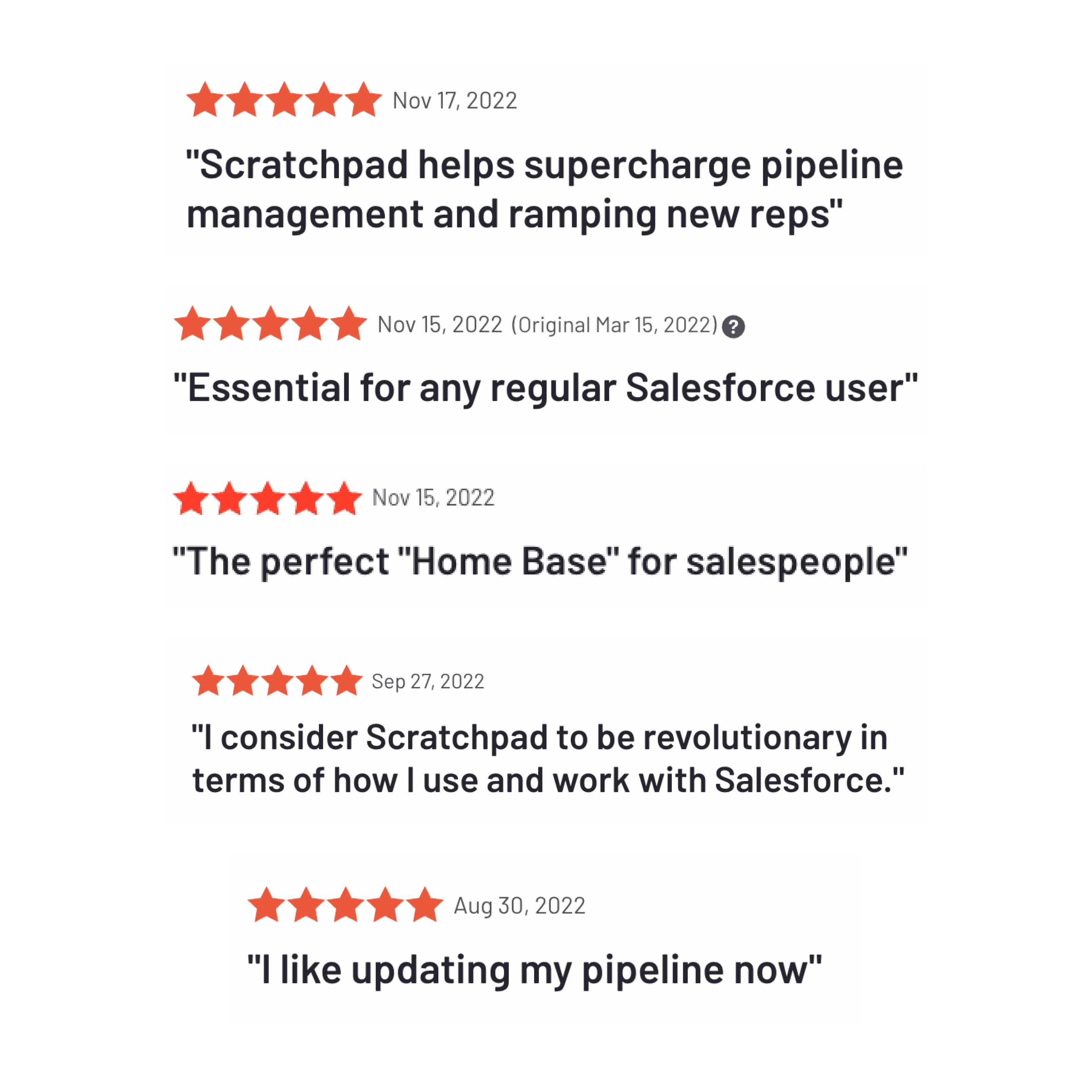 Here are some of our favorite testimonials from G2
