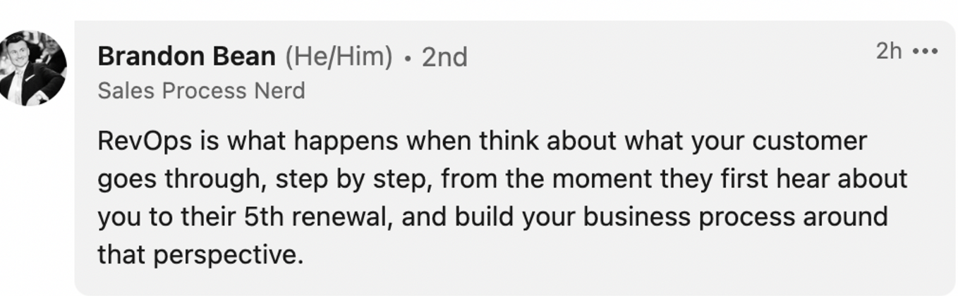 So what is a “confident understanding” of RevOps?