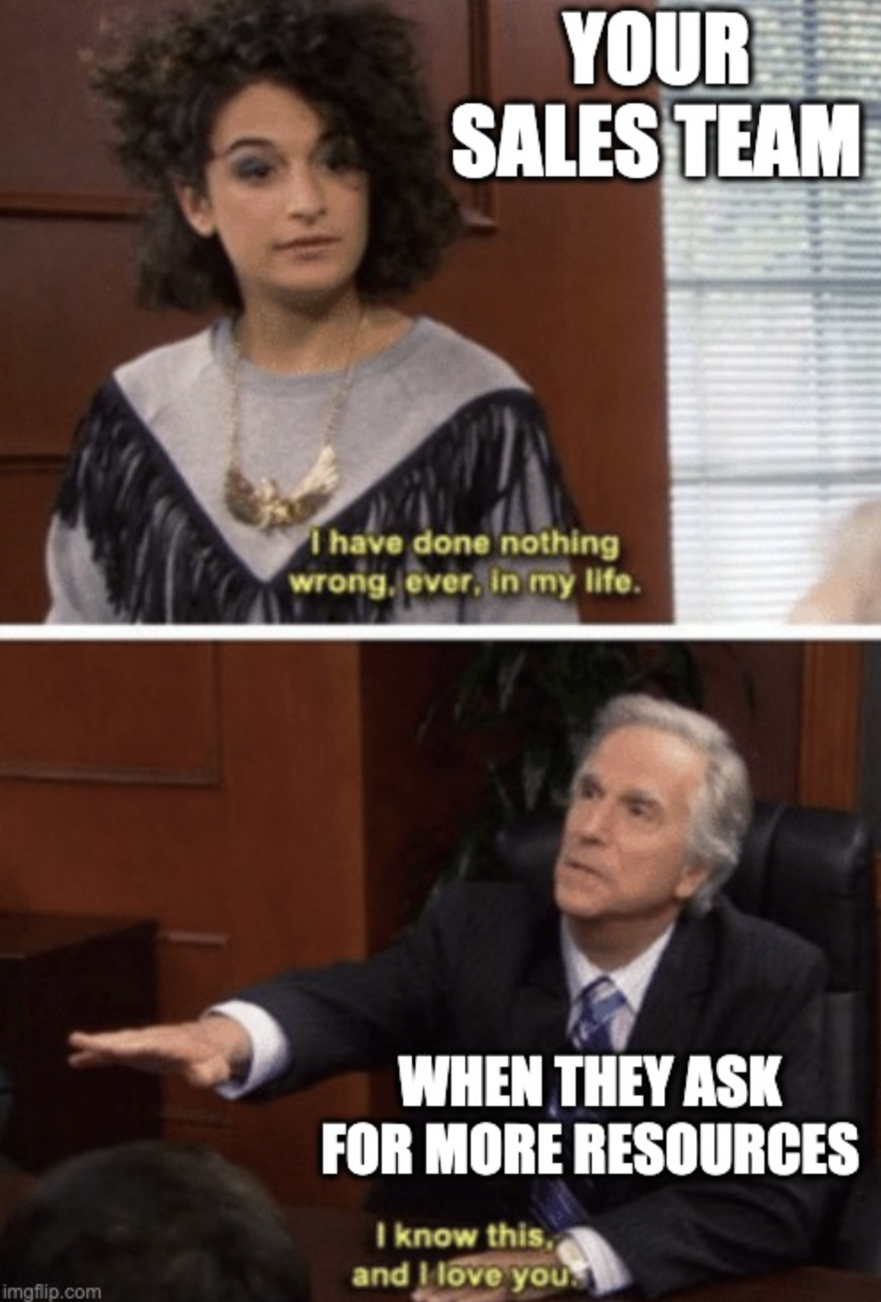 Balance team vs. company
